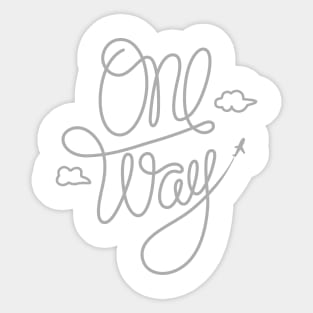 One Way - is up! Sticker